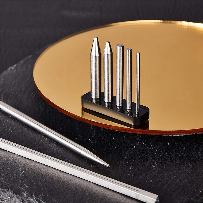 7 Pieces Metal Model DIY Tool Sets Tab Edge Cylinder Cone Shape Bending Assist Tools Metal Model Bending Kits