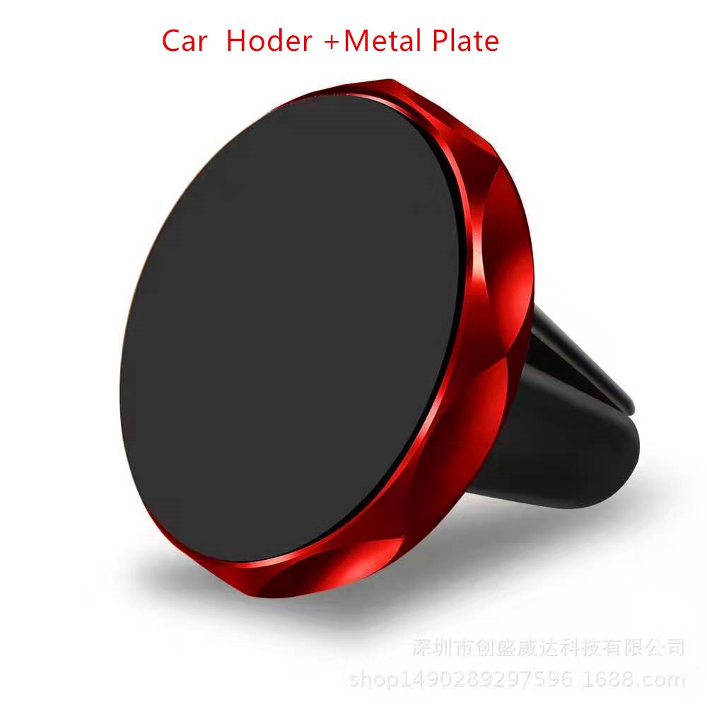 Auto Telefon Halter Magnetische Air Vent Halterung Mobile Smartphone Ständer Magnet Unterstützung Zelle in Auto GPS Für iPhone XS Samsung auto Halter: Transparent