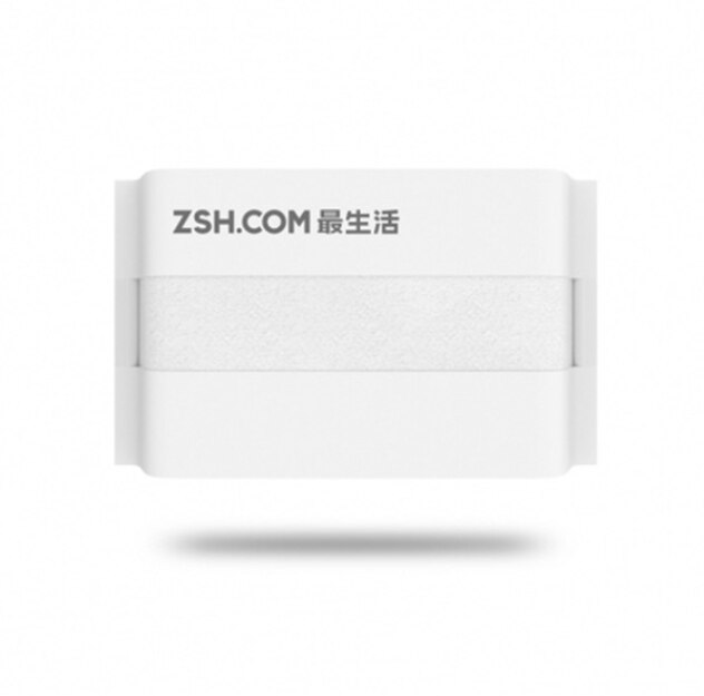 Xiaomi ZSH Towel 100% Cotton Super Absorption Water Wipe Towels Polygiene Antibacterial Baby Supple Smooth Antibacterial towel: White