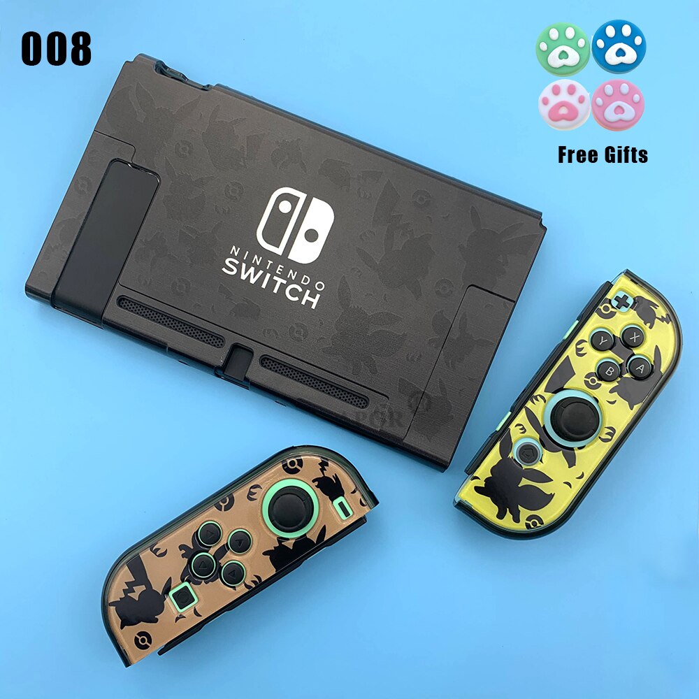 For Nintend Switch Console PC Case Protective Housing Shell Dockable Cover for Nintendo Switch Game Accessories: 008