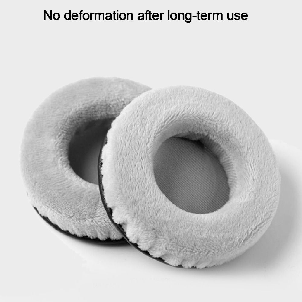 Almofadas de veludo geral para fones de ouvido, 60mm 65mm 70mm 75mm 80mm 85mm 90mm 95 100mm 105mm 110mm, substituição de almofadas para os ouvidos, 1 par