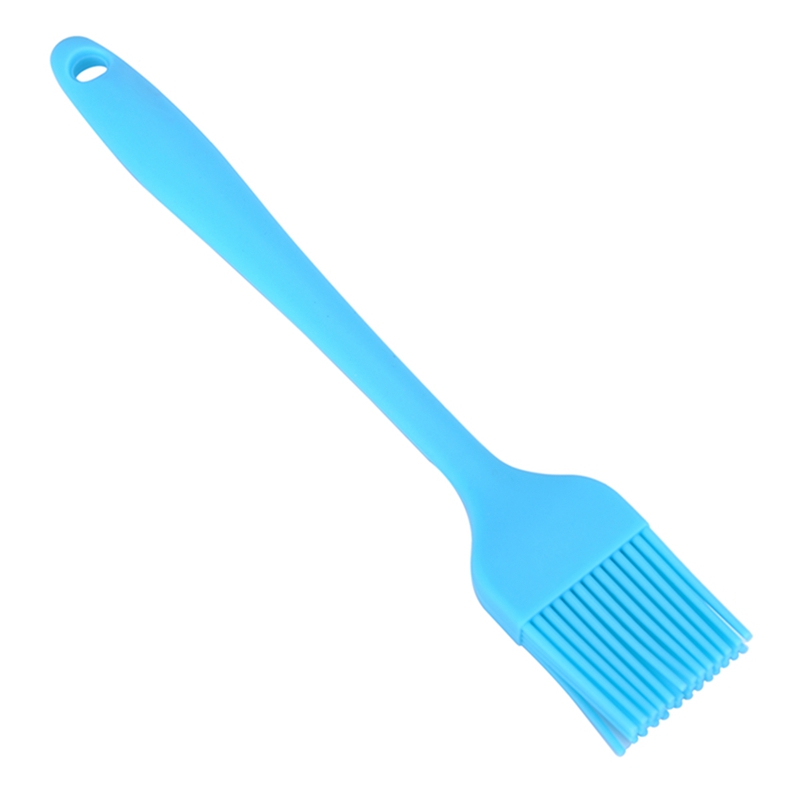 Pincel de silicona multicolor para repostería, pinceles para aceite, pinceles para barbacoa, limpieza para pasteles, pan, mantequilla, utensilios para hornear, herramientas de seguridad para la cocina 21*3cm: Mi