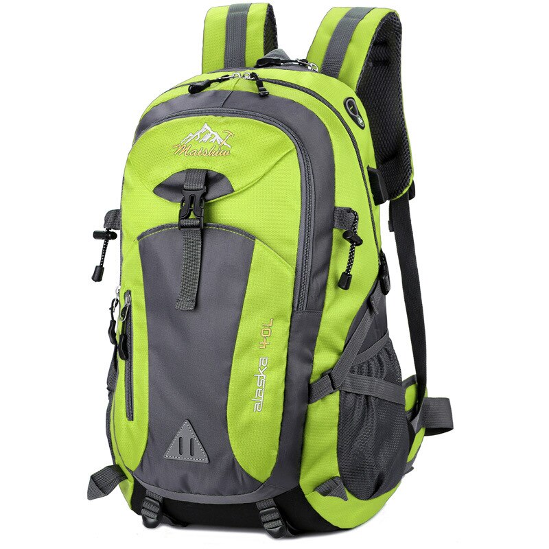 Unisex 40L Waterdichte Mannen Rugzak Travel Pack Sport Bag Pack Outdoor Bergbeklimmen Wandelen Klimmen Camping Rugzak Voor Mannelijke: Green