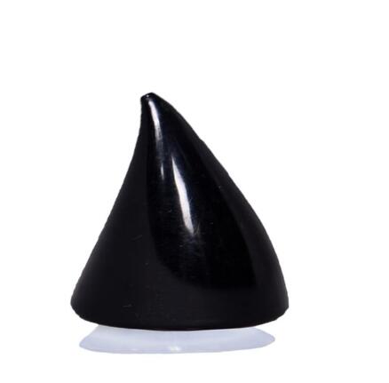 Universele Motorhelm Hoek Plastic Veerkrachtig Siliconen Zuignap Zachte Hoorn Decoratie Hoofddeksels Rubber Hoorn Decoratie: LL