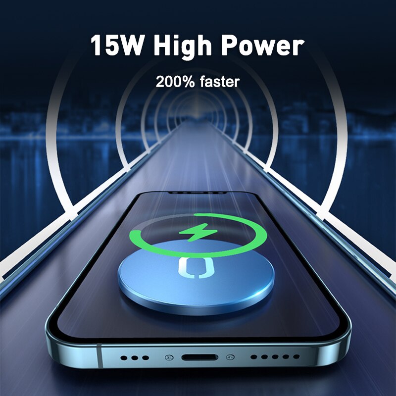 15W Wireless Charger Magnet Charge Dock For IPhone 12 IPhone 12 Mini IPhone 12 Pro FAST Charger In Stock