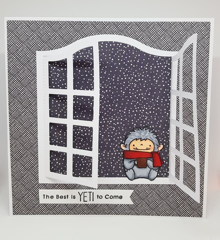 3D Window Door frame background Cutting Dies Scrapbooking Dies Metal Embossing Stamps and die for Card Making DIY