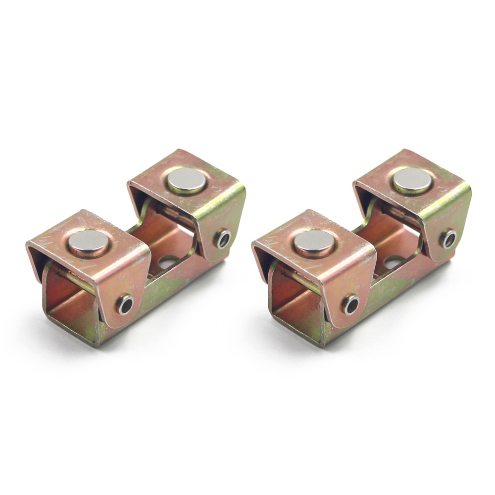 2 PCS Multifunctional V-shaped Magnetic Welding Fixture Mag Tab Magnetic Tab Holder Clamps Adjustable Strong Welding Machine