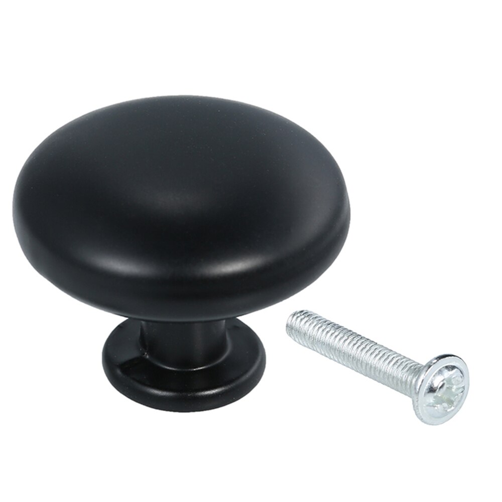 1PC tire pomo de cajón de mueble del Gabinete de la manija de hardware exquisito y durable: Black