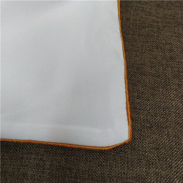 8pcs/lot Blank Sublimation Pillowcase For Sublimation INK Print DIY Heat Press Printing Transfer: Orange