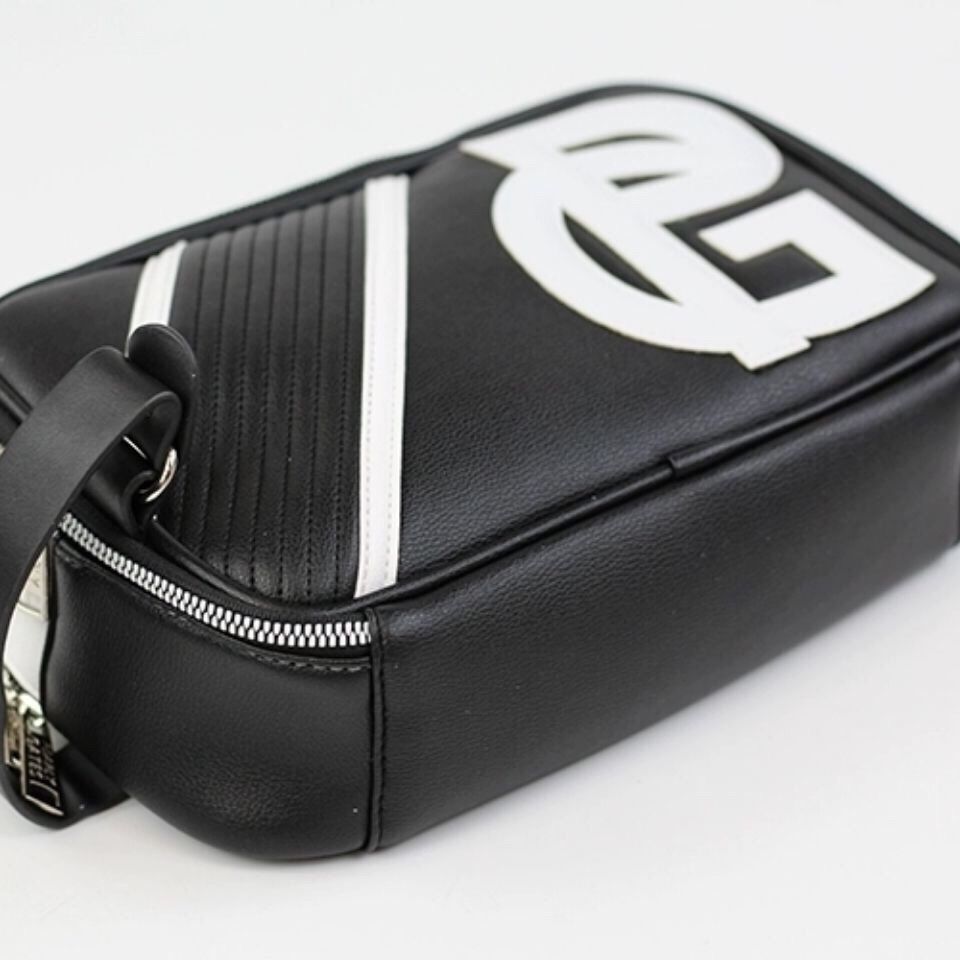Sacos de golfe, bolsas de golfe, sacos de armazenamento, garras, correias de isolamento de zíper duplo: Preto
