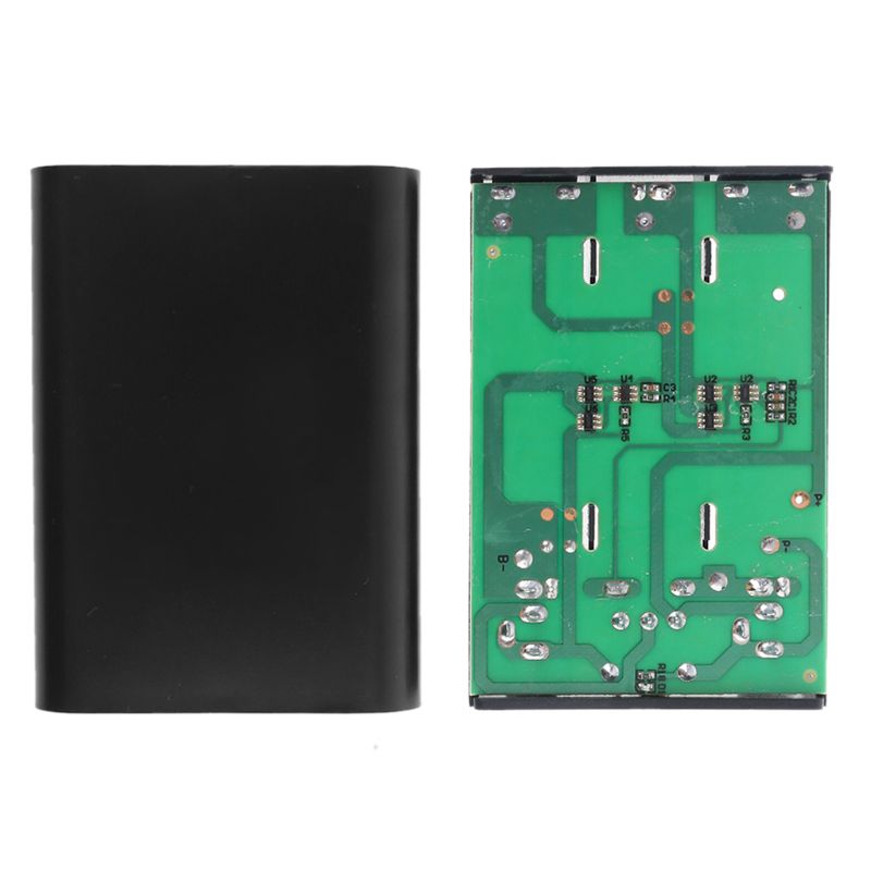 Universal diy 3x 18650 battery case box 12v mobile ups power supply lader for led light wifi router and more