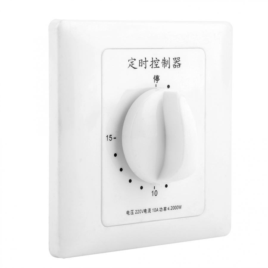 Sales Mechanical Timer Swtich 220V 15 Minutes Intelligent Timer Switch Controller Countdown High Power Timing Control Tools