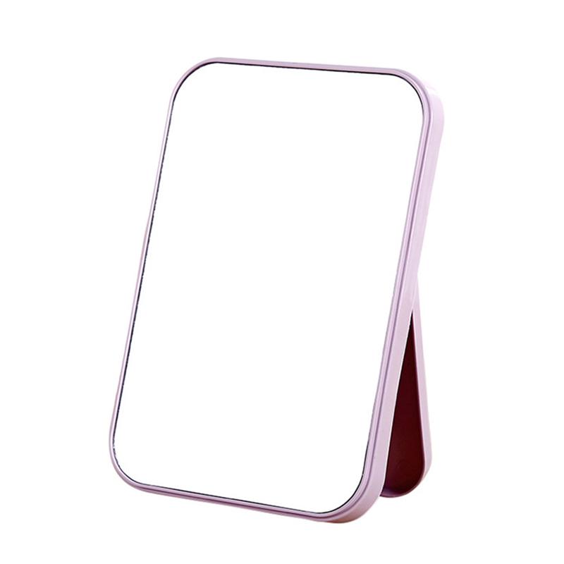 Opvouwbare Make-Up Spiegel Compact Opvouwbare Desktop Spiegel Te Gebruiken Cosmetische Make-Up Badkamer Spiegels Makeup Beauty Tools