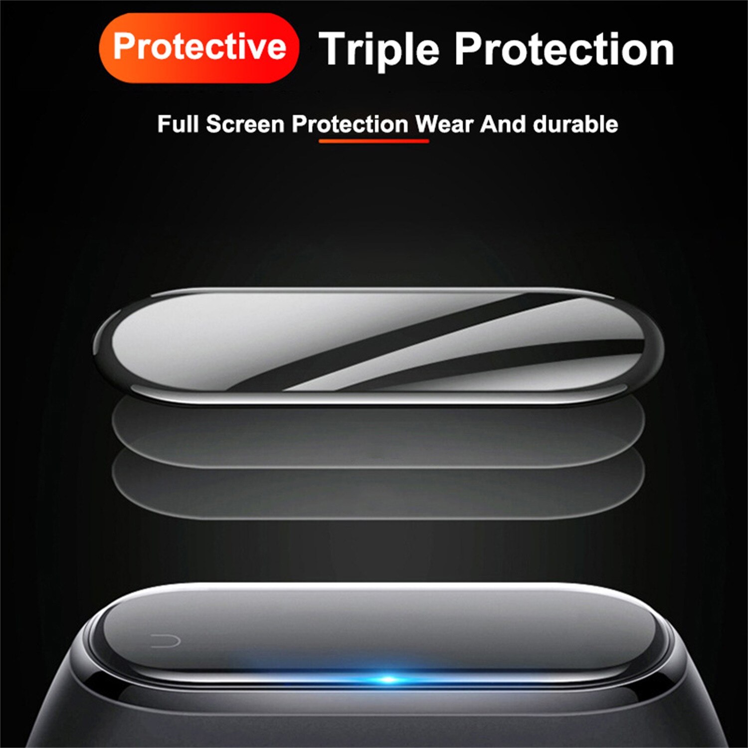 Waterdicht Screen Protector Voor Xiaomi Mi Band 6 Zachte Tpu Glas Film Voor Xiaomi Mi Band 6 5 Beschermende Horloge film Mi Band 6 5 4