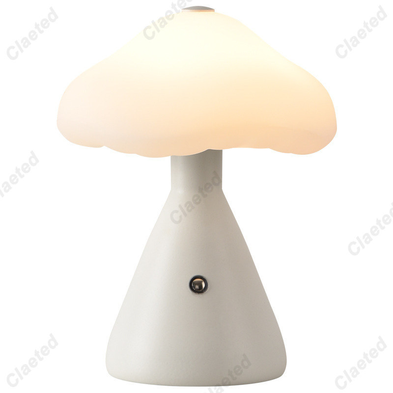 LED Pilz Nachtlicht Aufladen berühren-Schalter Nachttisch Lampe Schlafzimmer Kinderzimmer Schlaf Nacht lampe Raum dekoration