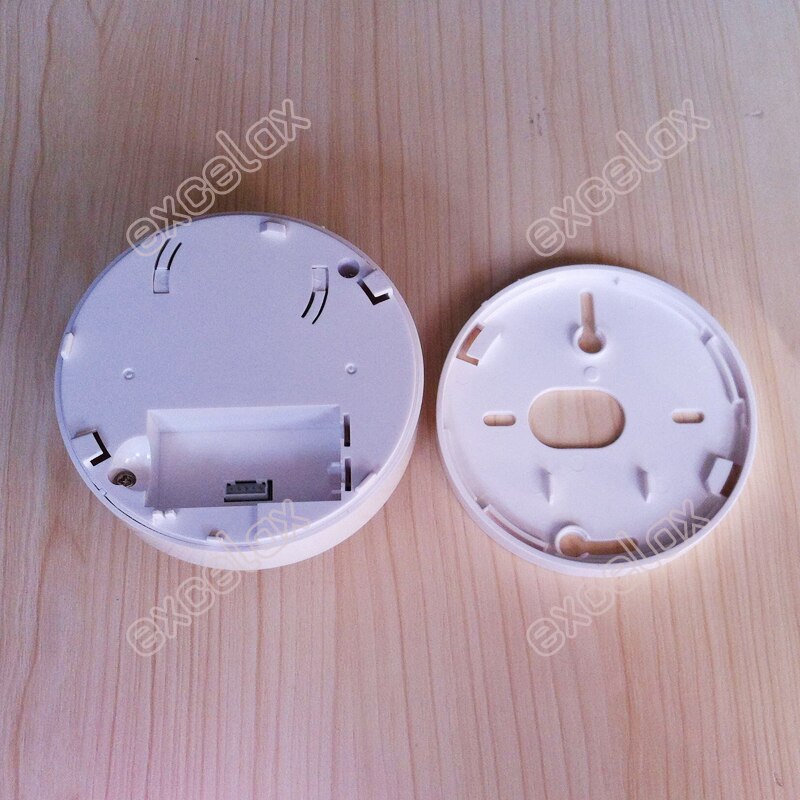 Digital Wired Networking Sound LED Smoke Detector DC Power Detection Sensor Ceiling Mount Home Security Alarm Control Panel Use