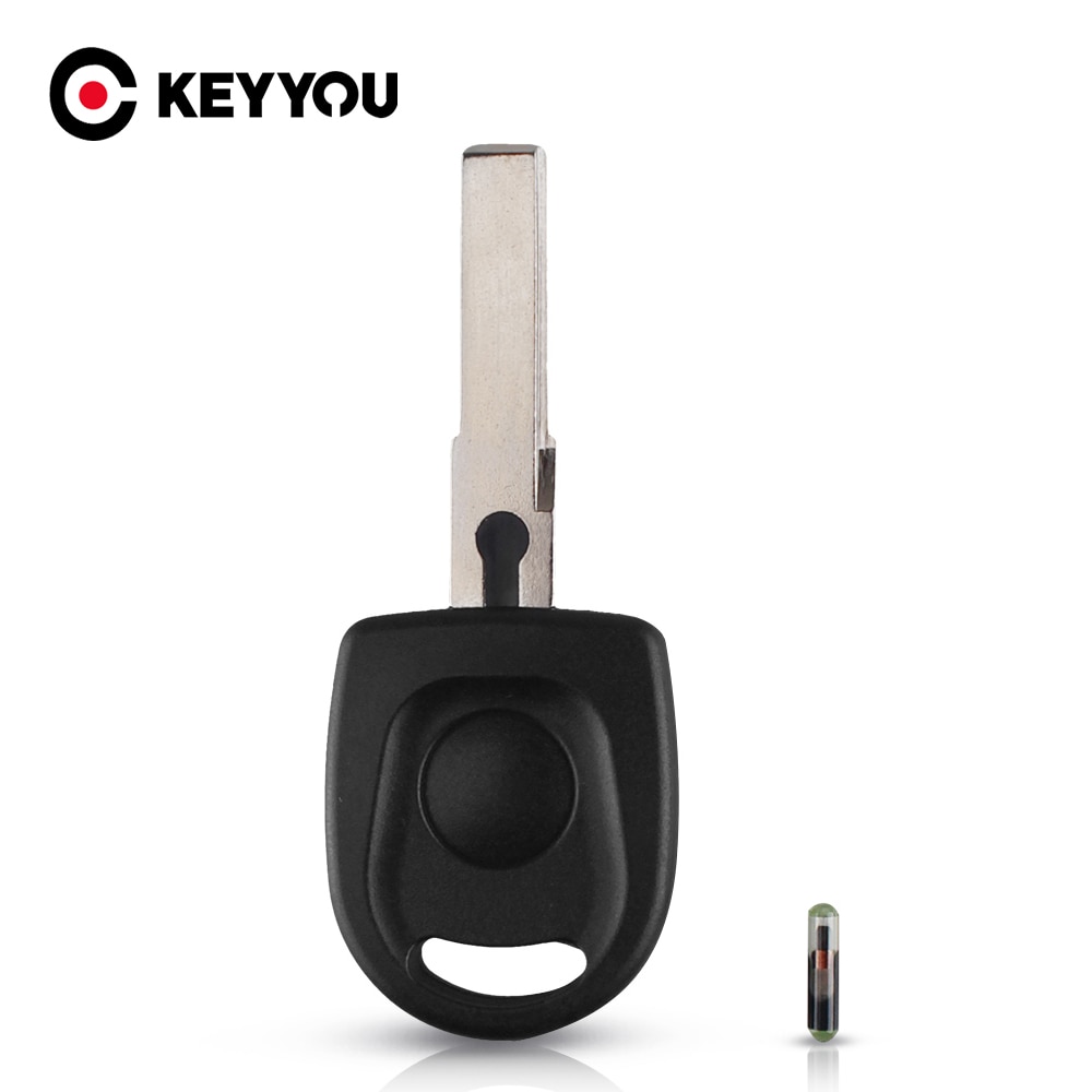 Keyyou Vervanging Autosleutel Transponder Chip ID48 Voor Vw Volkswagen Skoda Seat Key Case Ongecensureerd Blade HU66 Blade