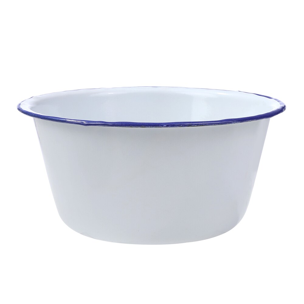 Snack Kommen Soep Fruit Salade Set Noodle Rijst Popcorn Emaille Kom Fruit Container Handwerk Keukengerei Keuken Servies: 16cm(6.29inch)