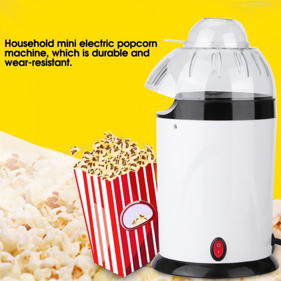 1200W Popcorn Maker Mini Electric Blower Automatic Popcorn Machine with a swirl 220-240V Household Corn Popper