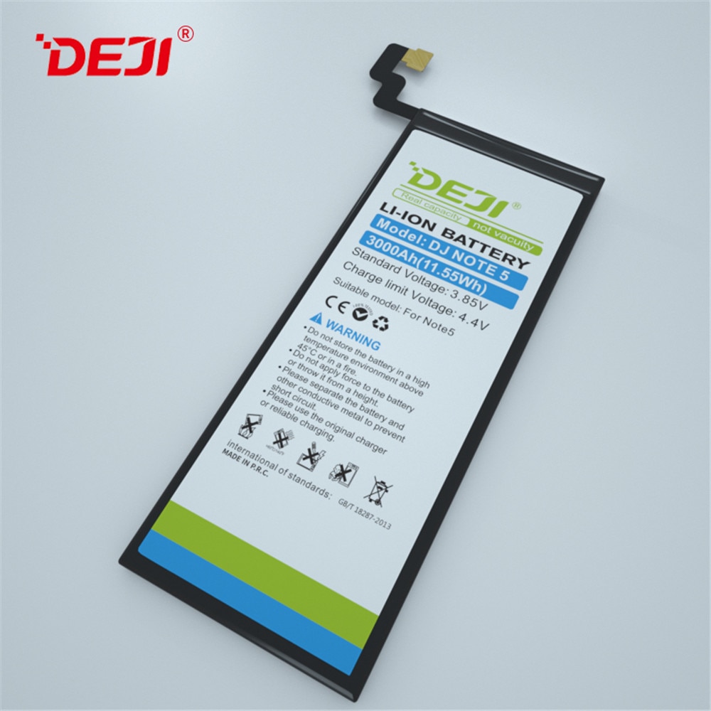 DEJI For SAMSUNG note 5 Battery S6 bateria Real Capacity 3000mAh Internal Bateria Replacement for n9200 S7