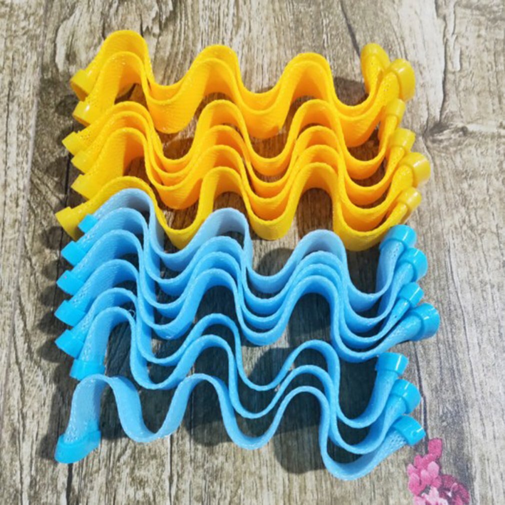 Magic Curling Tool 12 Stuks Lichtgewicht Spiraal Roll Haar Kam Duurzaam Haar Styling Plastic Water Roll Haar Krultang