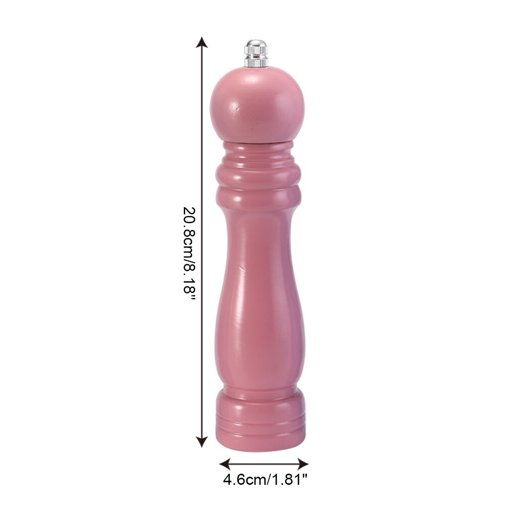 1 stk fargerik krydderpotte tre pepper kvern salt og pepper shaker kjøkken matlaging krydder salt sukker mølle krydderverktøy