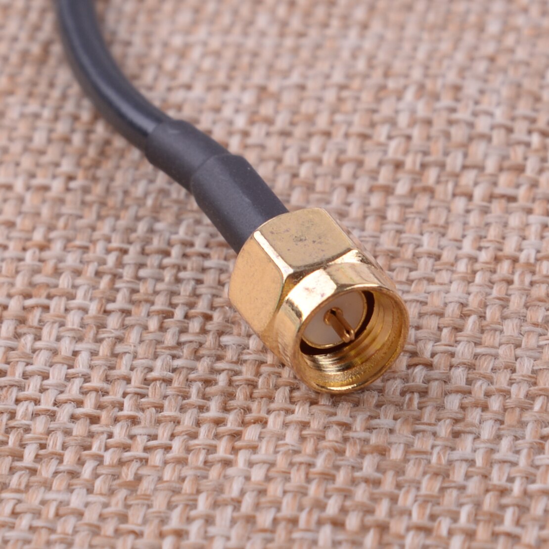 Sort 20w dab bilradio sma antenne antenne patch glas forrude montering plast kabel signal stabilitet 300cm