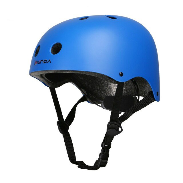 Xinda Mountaineer Helmet Rock Climbing head protection hard hat Outdoor Camping & Hiking Riding Drift Helmet: BLUE / 54-62cm