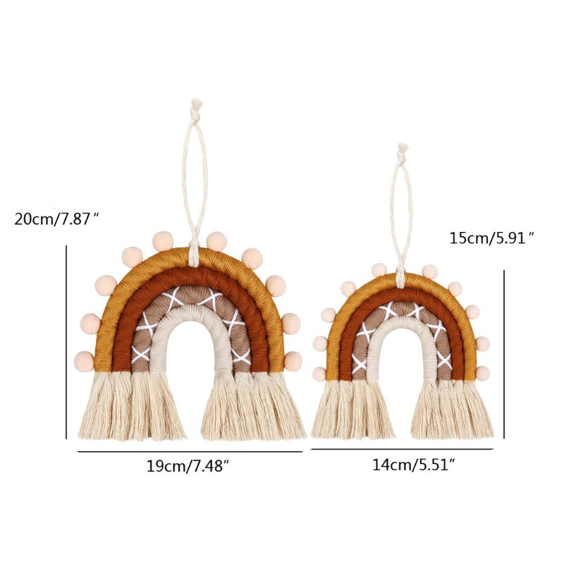 Home Decor Handmade Weaving Ornament Nordic Fresh Simple Kid Room Wall Hanging