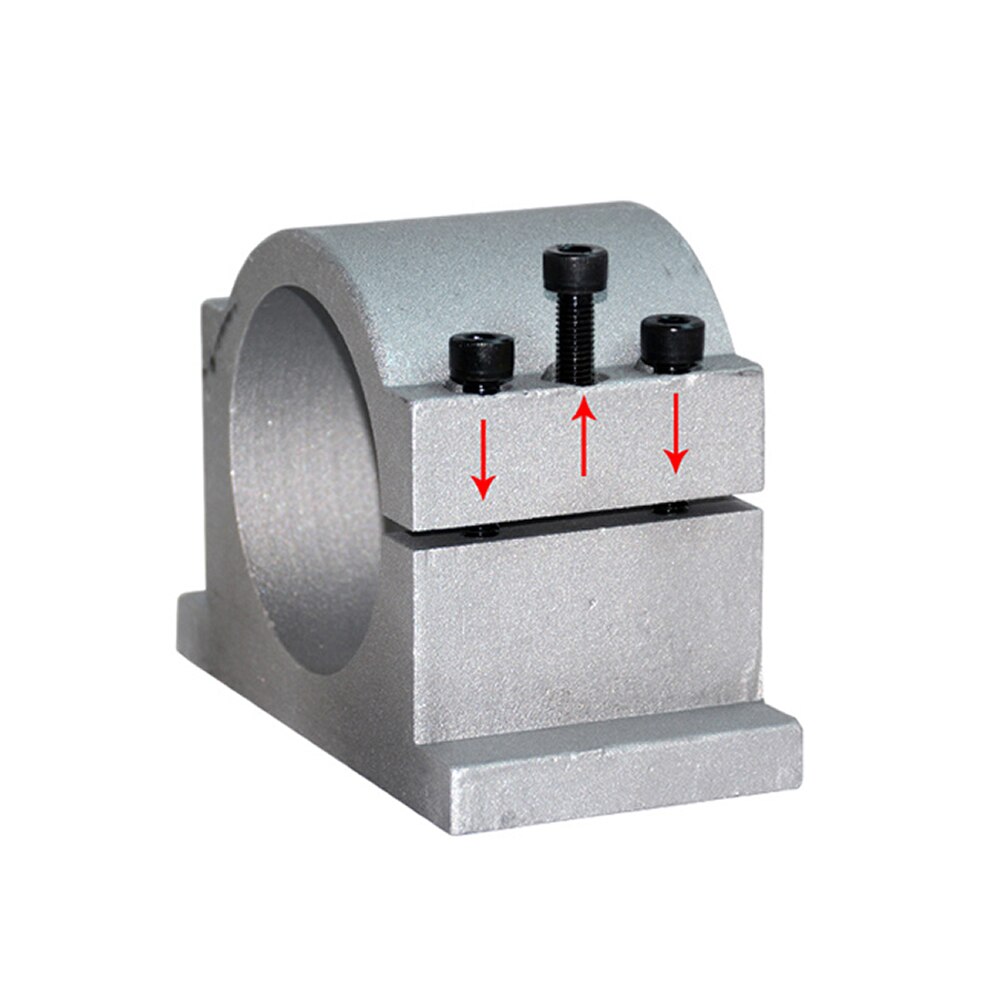 100MM 105MM CNC Spindle Motor Holder Mount Cast Aluminum Fixture Mounting Bracket Clamp for 4.5KW Water Cooled CNC Spindle Motor