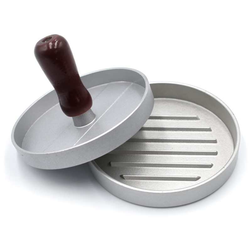 Herramientas de cocina, máquina para hacer hamburguesas, prensa de carne y hamburguesas, prensa para exterior, utensilios para barbacoa, Cocina, Bar, herramientas de comedor: aluminum