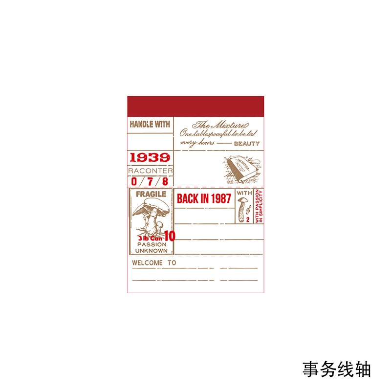 Sello de etiquetas con gestos de plantas para manualidades, papel para manualidades, diario basura, tarjeta de planificador, etiqueta decorativa Vintage para álbum de fotos artesanal: C