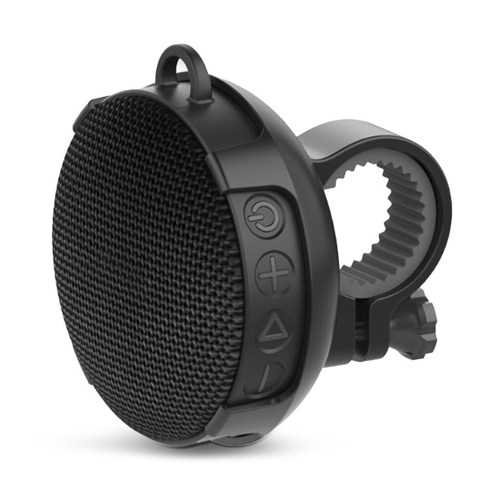 Bike Speaker 5W Wireless Cycling Handlebar Soundspeaker IPX7 Waterproof Outdoor Bluetooth-compatible Bicycle Loudspeaker: black