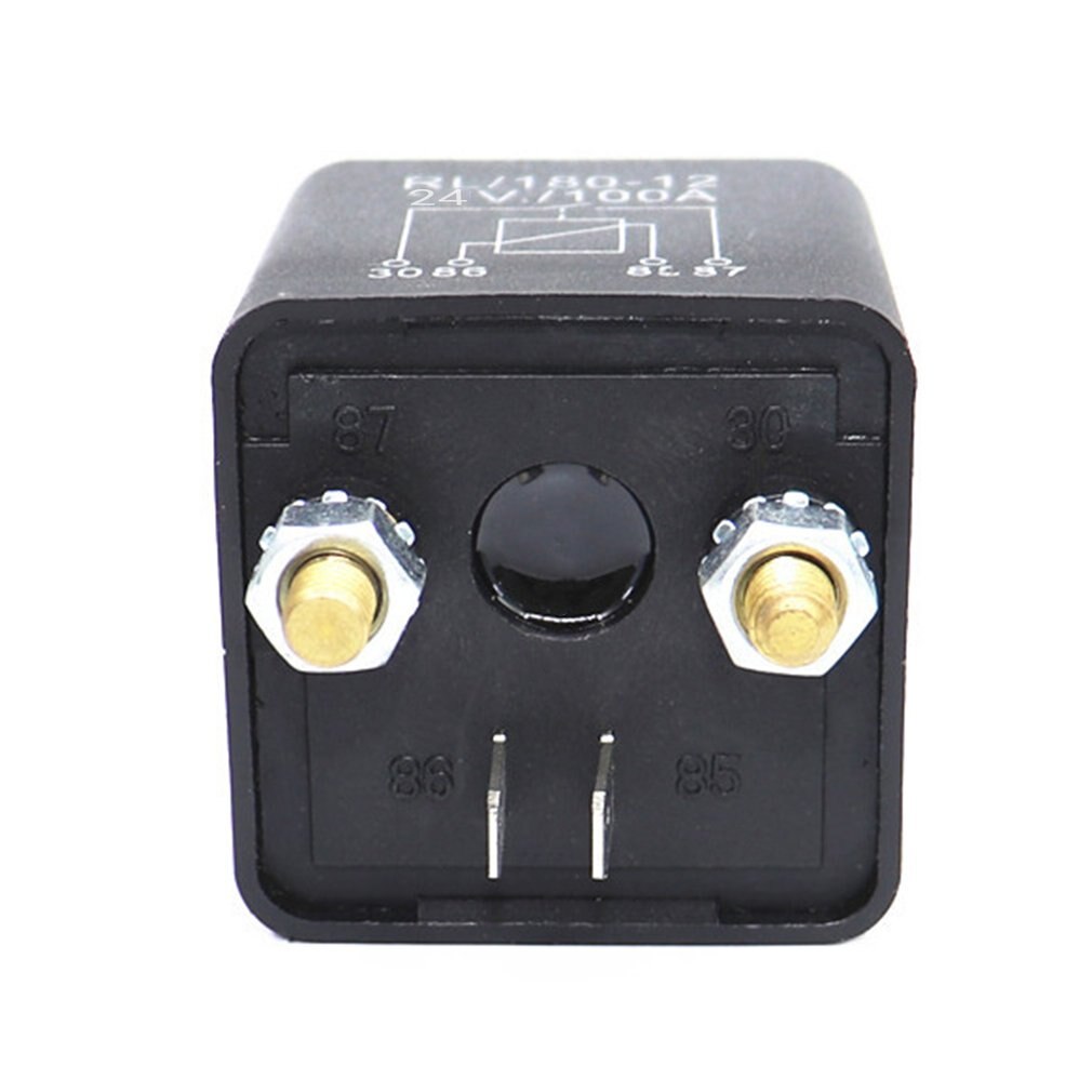 Hoge Stroom Relais Startrelais 100A 12V/24V Power Automotive Zware Stroom Start Relais Auto Relais Vrachtwagen motor Relais RL180
