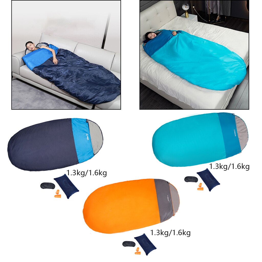 Travel Sleep Bag Double-Sided Zipper Wear-Resistant for Backpacking Festival Adventures Boys Childrens