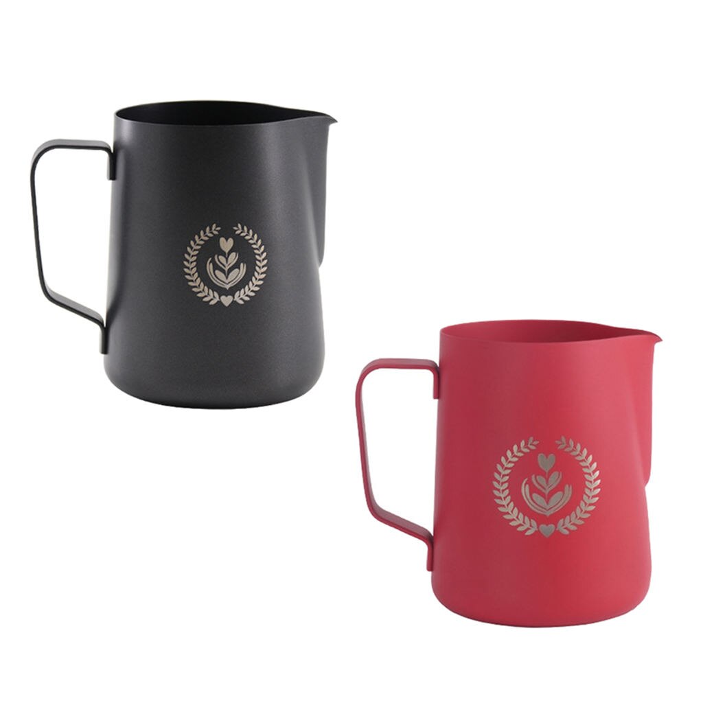 Stainless Steel Milk Frothing Coffee Latte Frother Pitcher 600ml