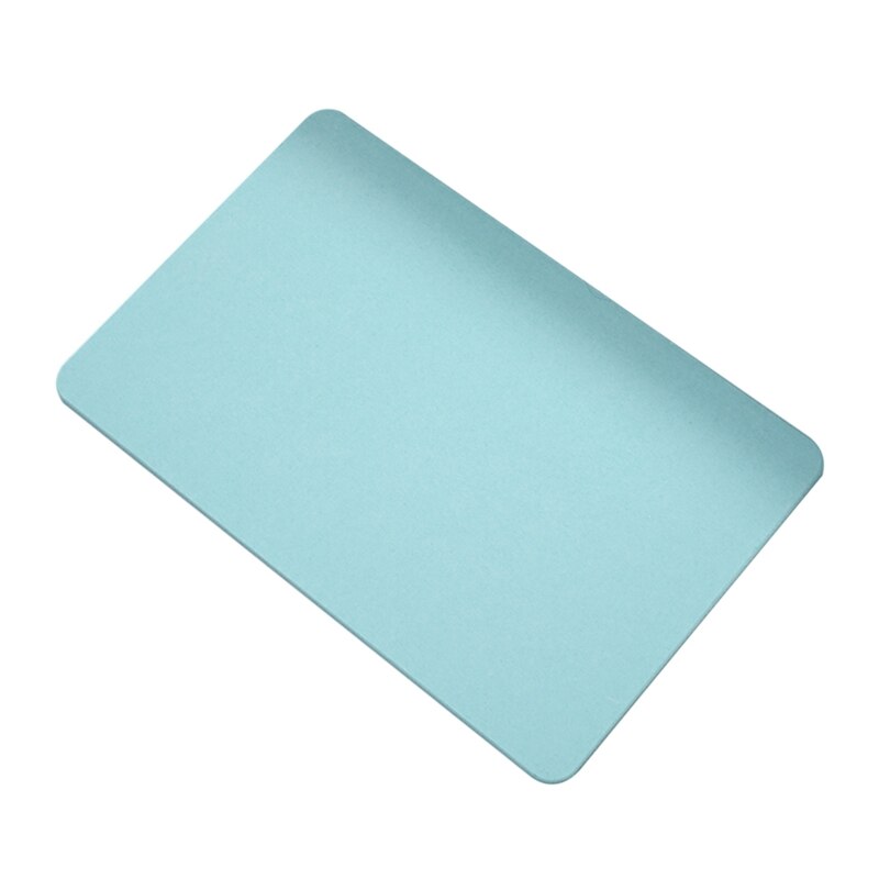 Diatomitt jordmatte antiskli badematte vannabsorberende badematter inngangsdørmatte hurtigtørkende kjøkkenteppe: Grønn