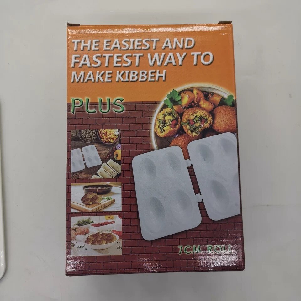 4 Gaten Handleiding Kibbeh Mold Express Gehaktbal Maker Meatloaf Druk Gehakt Processor Cake Desserts Pie Keuken Gereedschap