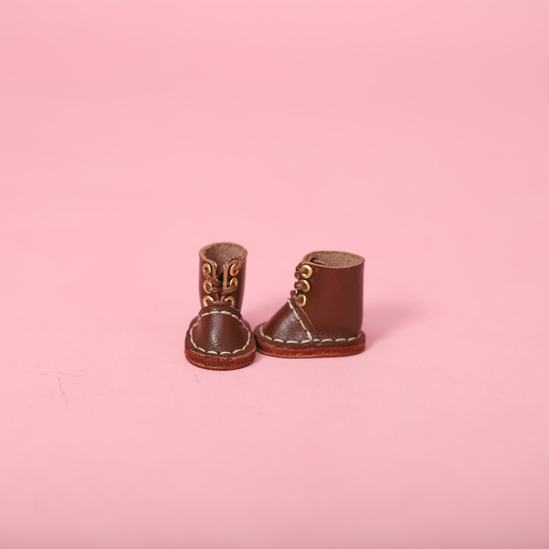 1/12bjd Bjd Poupée Chaussures Haut de gamme À La Main En Cuir De Vachette bottes Chaussures Pour Obitsu 11 OB11 Taille CGC Poupée 11cm Body9: A (12)