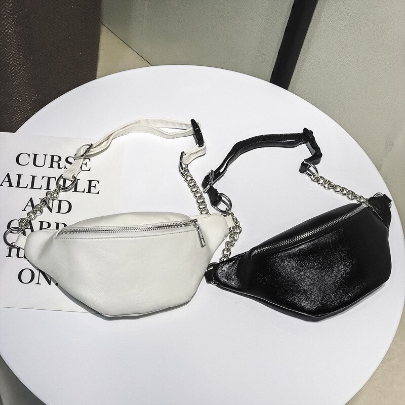 Läuft Tasche Weiblichen Frühling und Sommer Neue Koreanische Stil Coole Kette Brust Tasche Einfache Umhängetasche