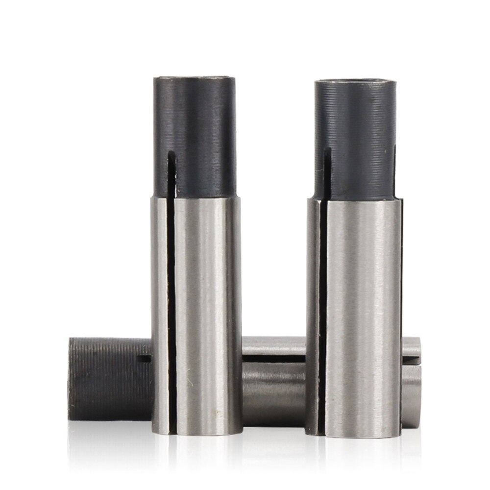 1pc cnc end mill engraving bit transfer adapter chuck lathe tool cnc machine accessories 6 / 6.35 / 12.7mm to 1/8 4 4 4mm 6mm