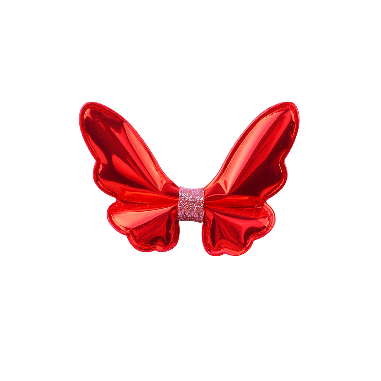 Glitter Mini Butterfly Hair Clips for Baby Girls Sparkly Colorful Hair Accessories Women Cute Small Tiny Clips Hair Accessories: Champagne