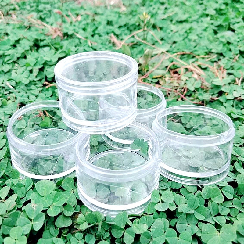 5Pcs/20Pcs 45Mm X 30Mm Transparante Opslag Flessen Cosmetische Containers Voor Nail Arts