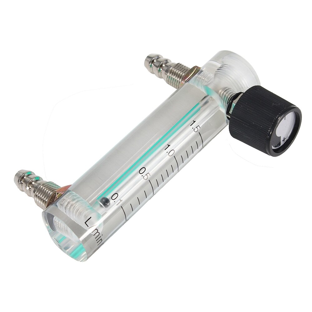 Zuurstof Flowmeter flowmeter met Regelklep voor Oxygen Air Gas 0-1.5LPM 1.5L