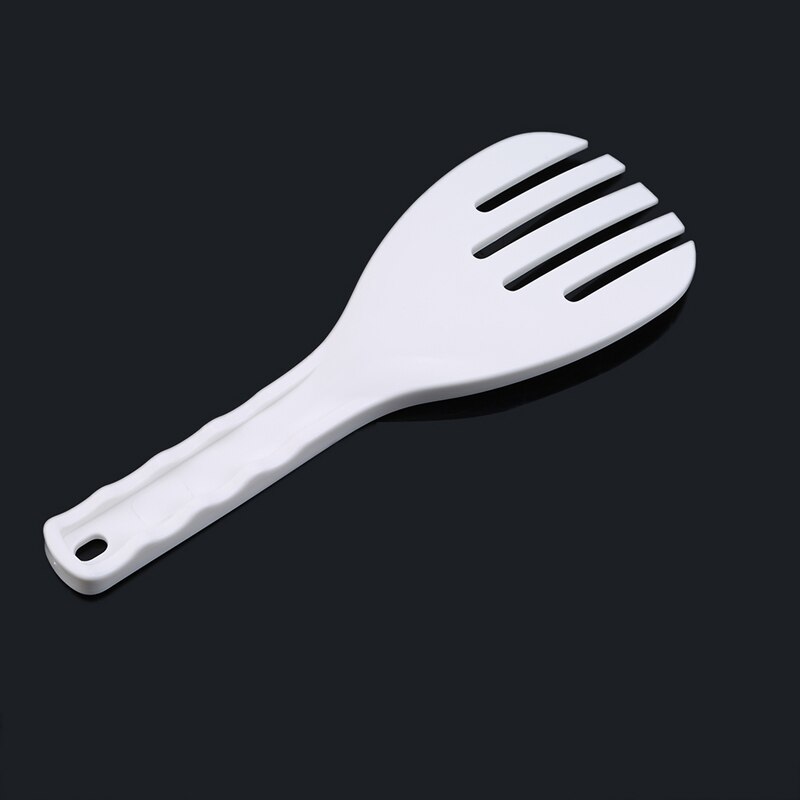 Paleta de arroz blanco de plástico, cuchara de comida, utensilios de cocina antiadherentes, rollo de mano, cucharas, pala de arroz, suministros de cocina