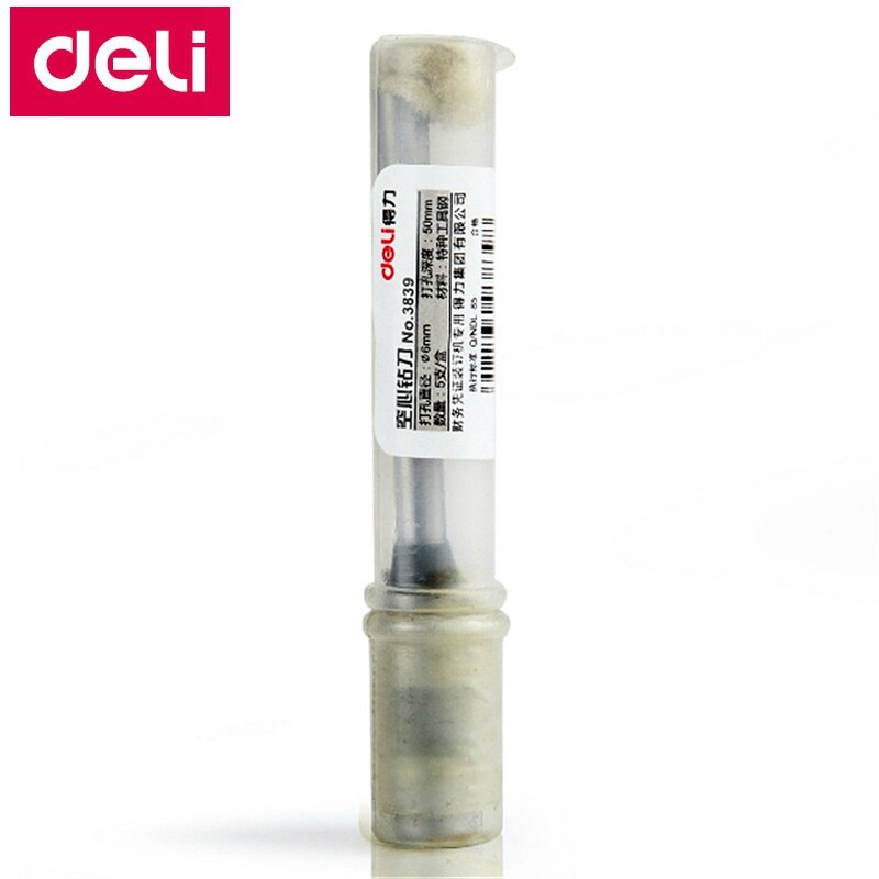 [Readstar] 1 pces deli 3839 máquina de ligação revit broca oca bocado oco 6x50mm máquina de ligação fornecedores furador de furo