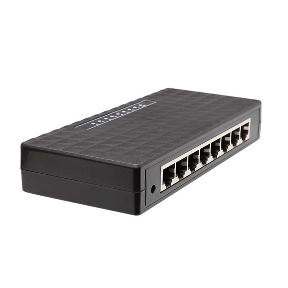 LAN Unmanaged Network Home 8 Port Ethernet Switch Desktop RJ45 1000 Mbps Splitter Full Duplex Gigabit Hub Sturdy Self Adaptive