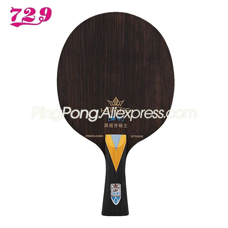 Amistad 729 rey ébano KLC hoja de tenis de mesa 729 palisandro ALC raqueta ébano Ping Pong Bat / Paddle