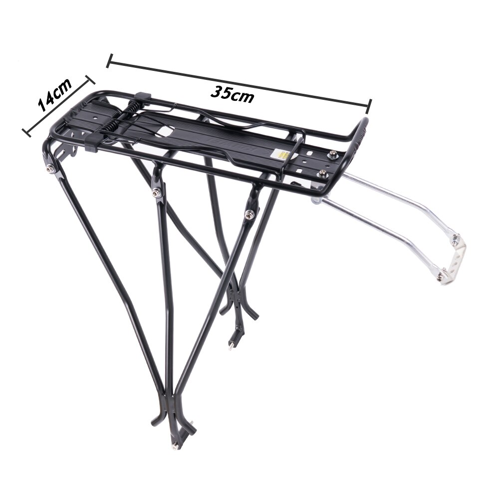 ZTTO Fiets achter rack mountainbike Bagagedrager Fiets Bagagedrager Plank Fietsen Cargo Bag Houder voor schijfrem V rem