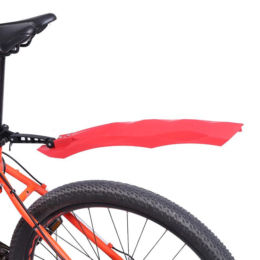 Guardabarros duraderos de 4 colores para bicicleta de montaña, guardabarros delantero y trasero con luz trasera LED, guardabarros, piezas para bicicleta